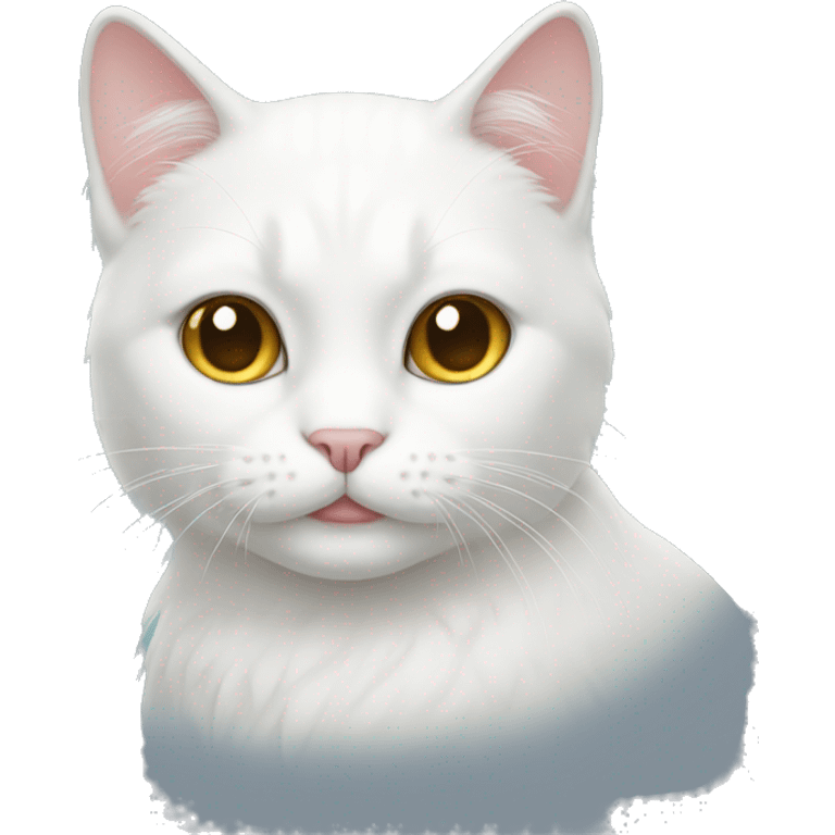 white cat emoji