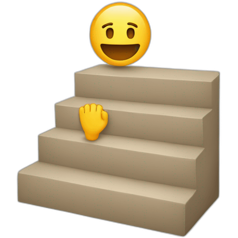 a single step emoji