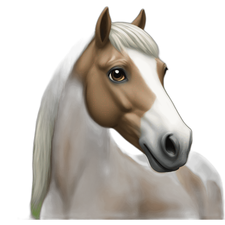 Irish cob horse emoji