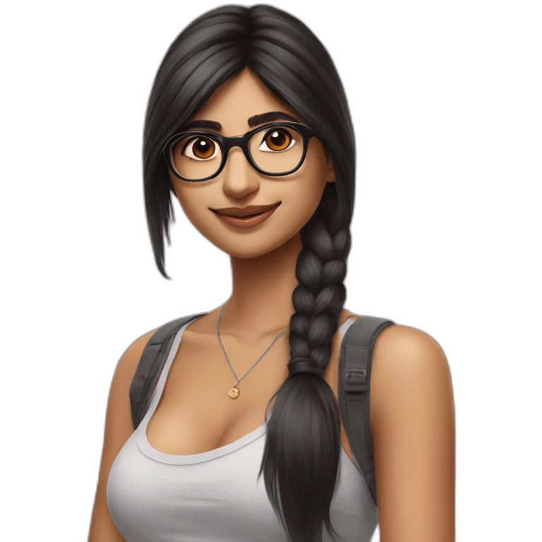 Mia Khalifa girl sein emoji