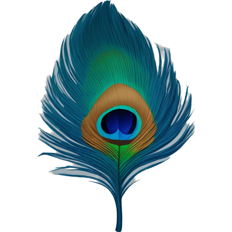 peacock feather emoji