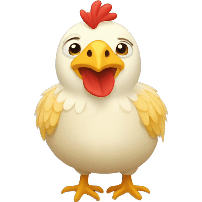 Gallina con pollitos  emoji