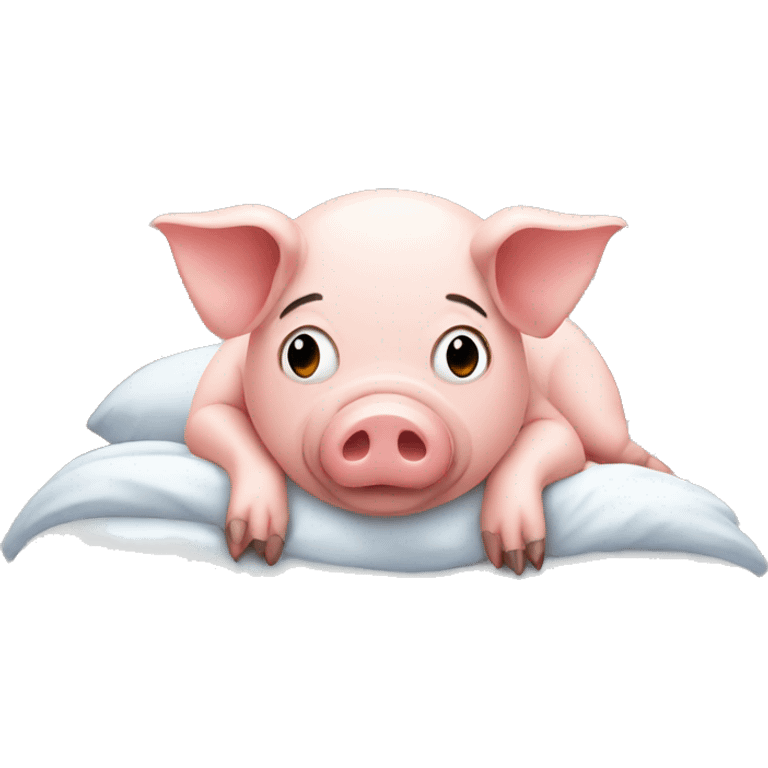 pig in bed emoji