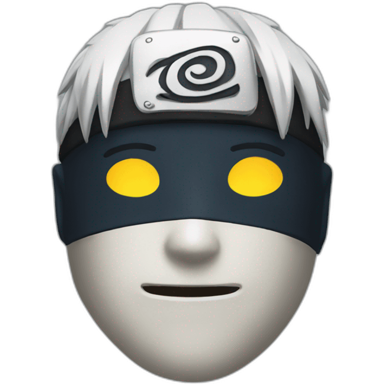 Naruto wearing mask emoji