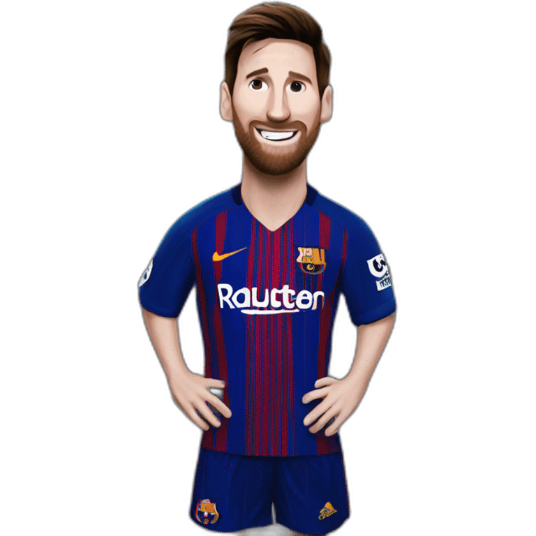 Messi winning champions league emoji