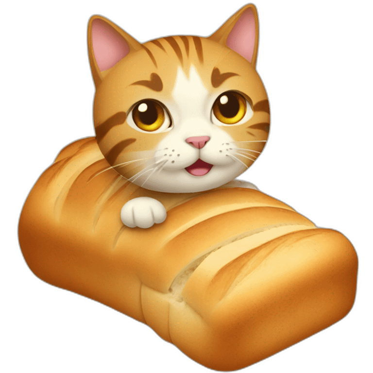 bread with cat emoji