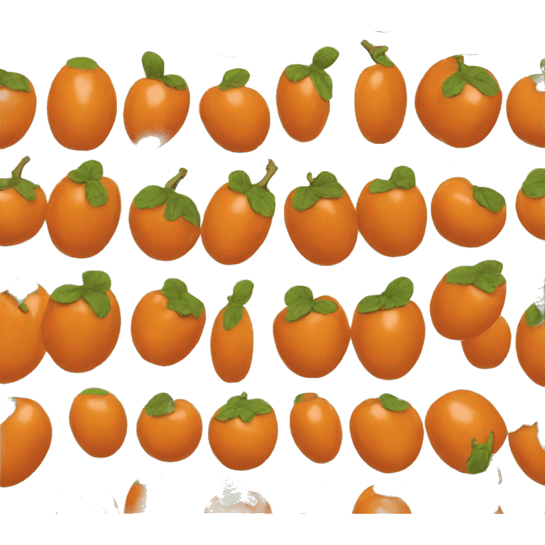 persimmon emoji