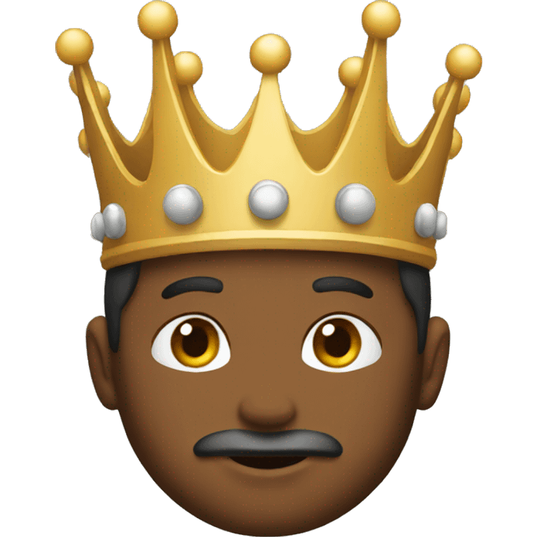 Man suit crown emoji