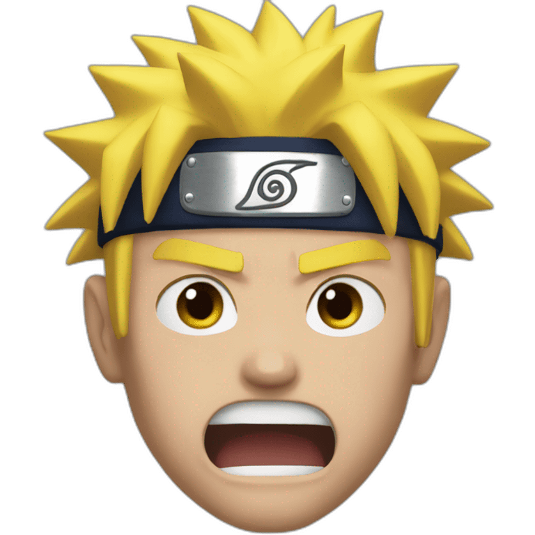 Naruto angry emoji