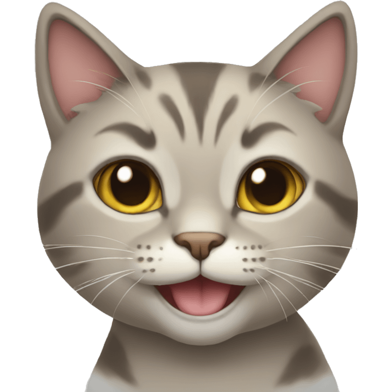 cat is smiling emoji