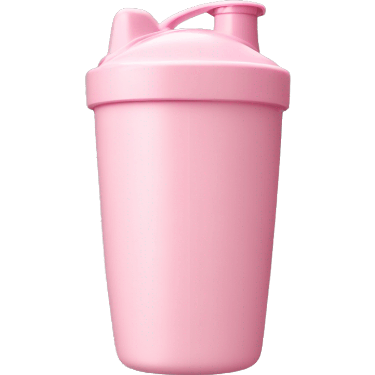 Light Pink protein shaker cup emoji