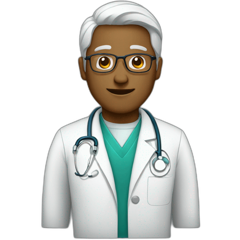 doctor for computer emoji