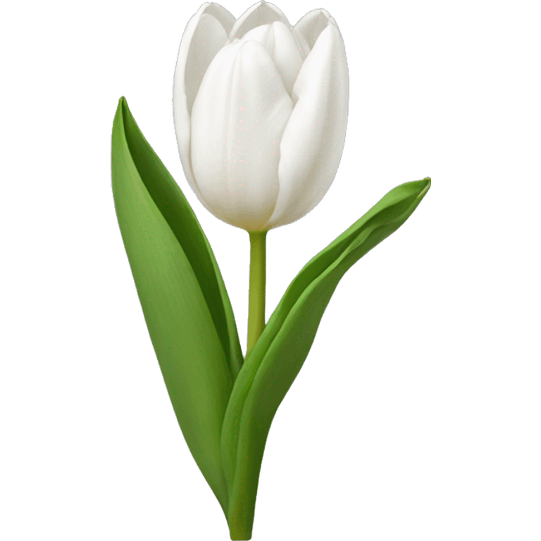 White tulips emoji