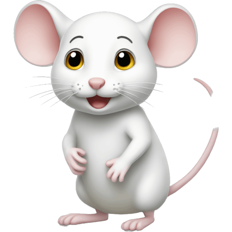 white mouse character emoji