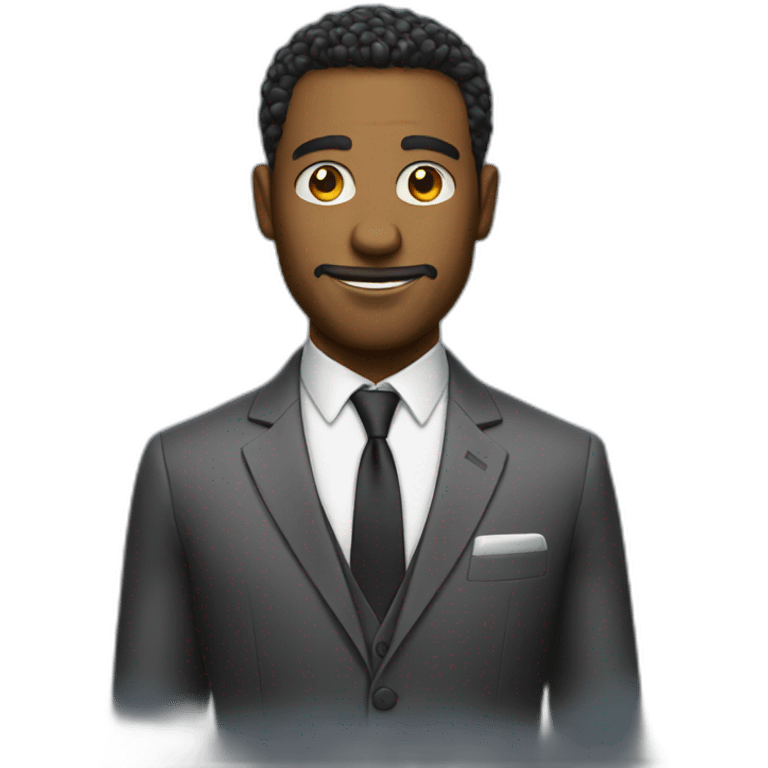 cool guy in suit emoji