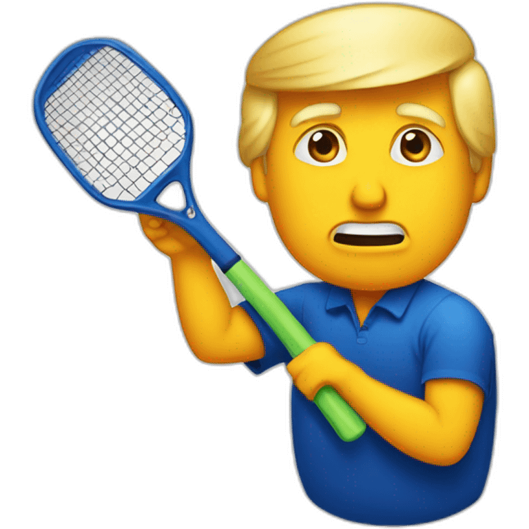 Donald trump playing pickleball emoji