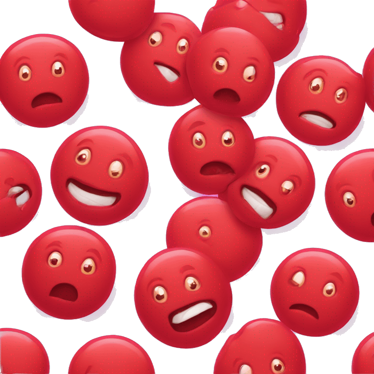 Red gelatinous circle emoji