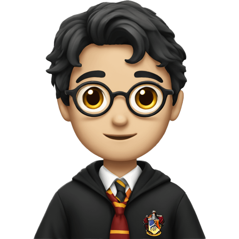 Harry Potter wearing a school uniform  emoji