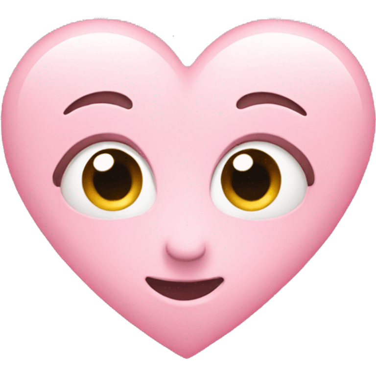 Light pink Heart emoji