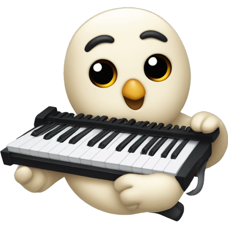 nene tocando la batería de música emoji