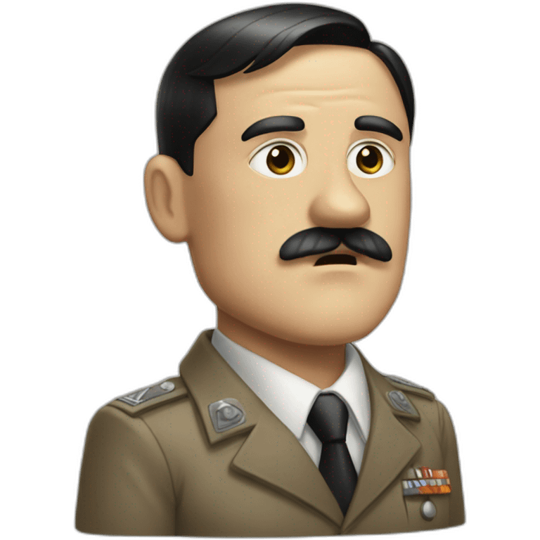 Hitler time machine emoji