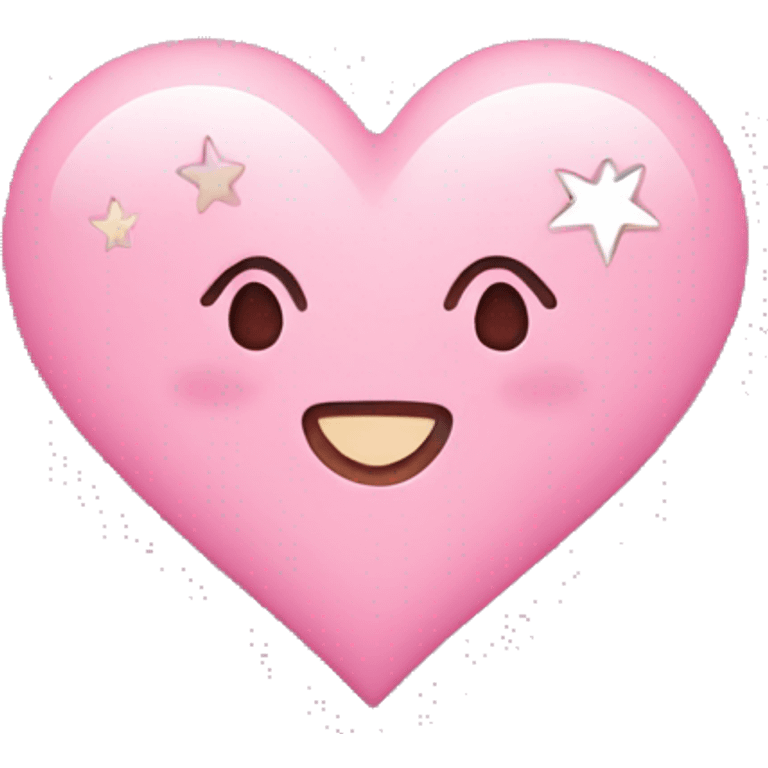 Heart with stars on it emoji