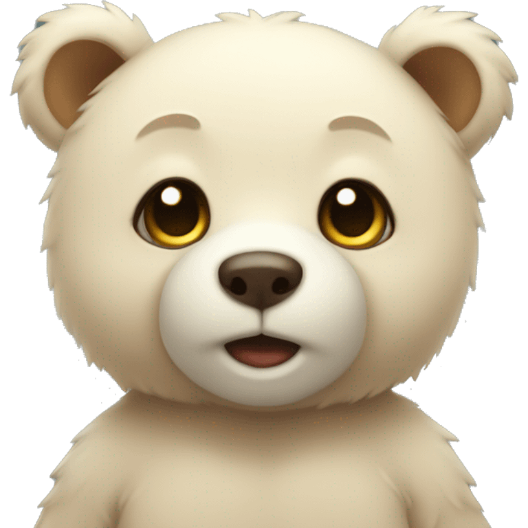 Cute lovely bear emoji