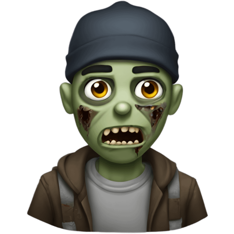 Thug zombie emoji