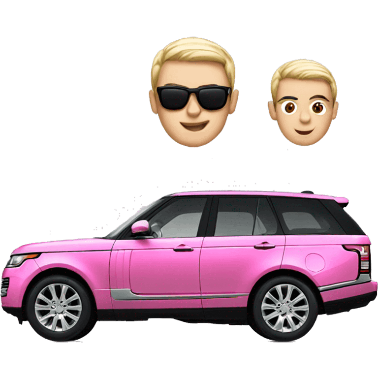 pink range rover  emoji