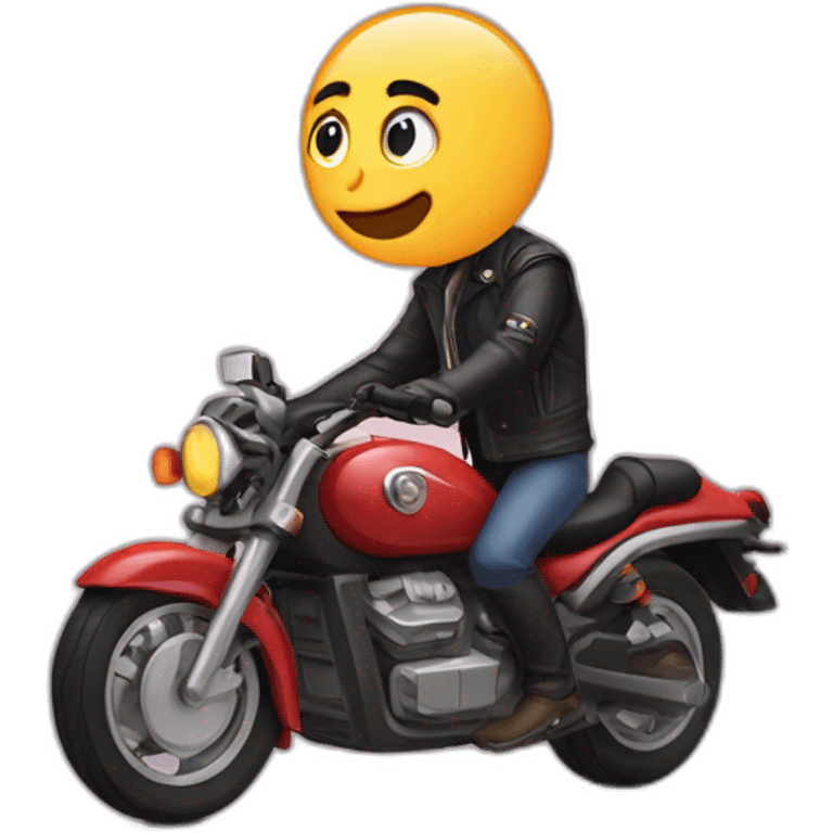  Zemmour on a motorcycle emoji