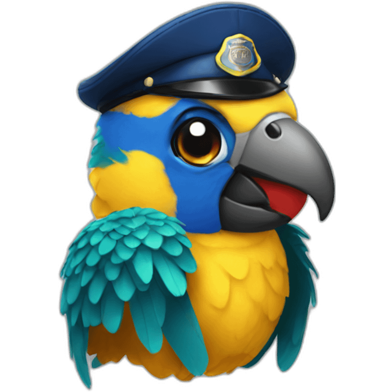 party parrot police emoji