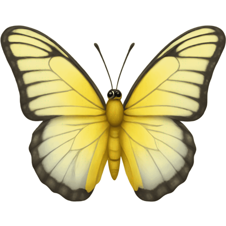 Yellow butterfly emoji