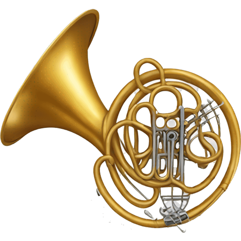 Broken French horn  emoji