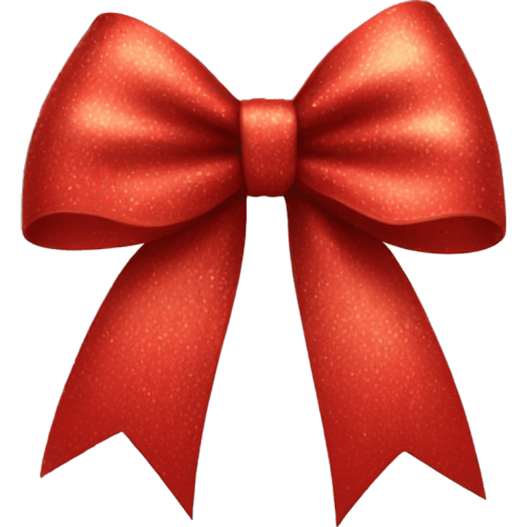 red cheer bow emoji