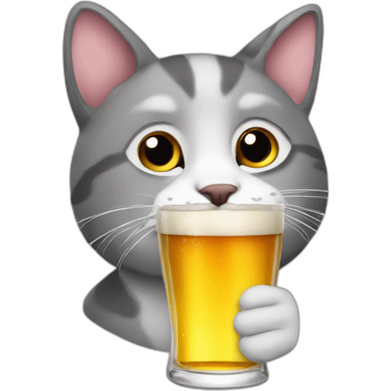 Cat-with-a-beer emoji