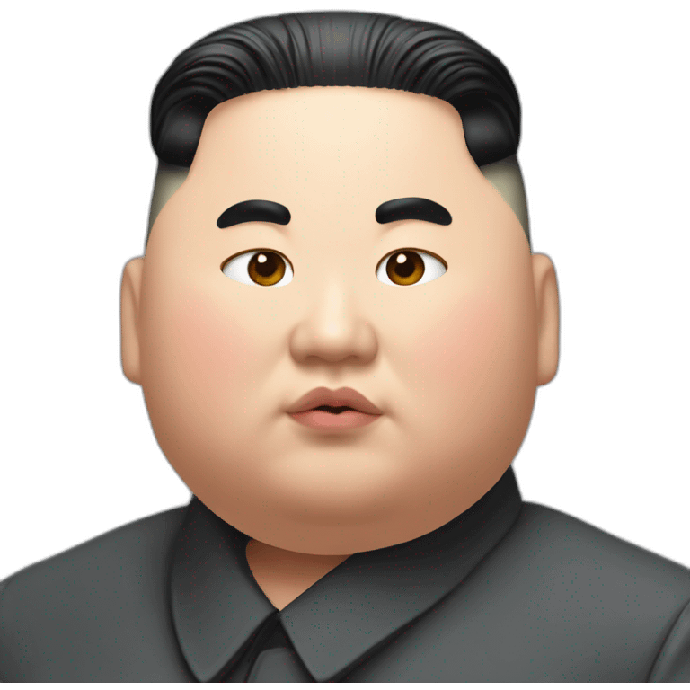 Super fat Kim Jong un emoji