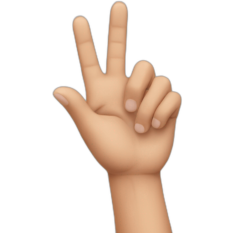 Fig hand sign emoji