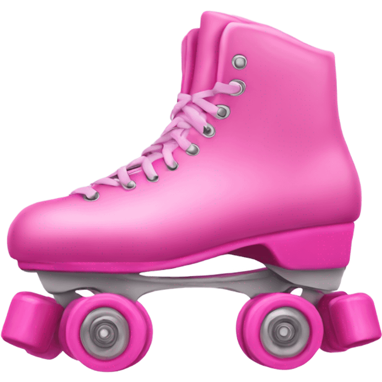 Pink roller skates  emoji