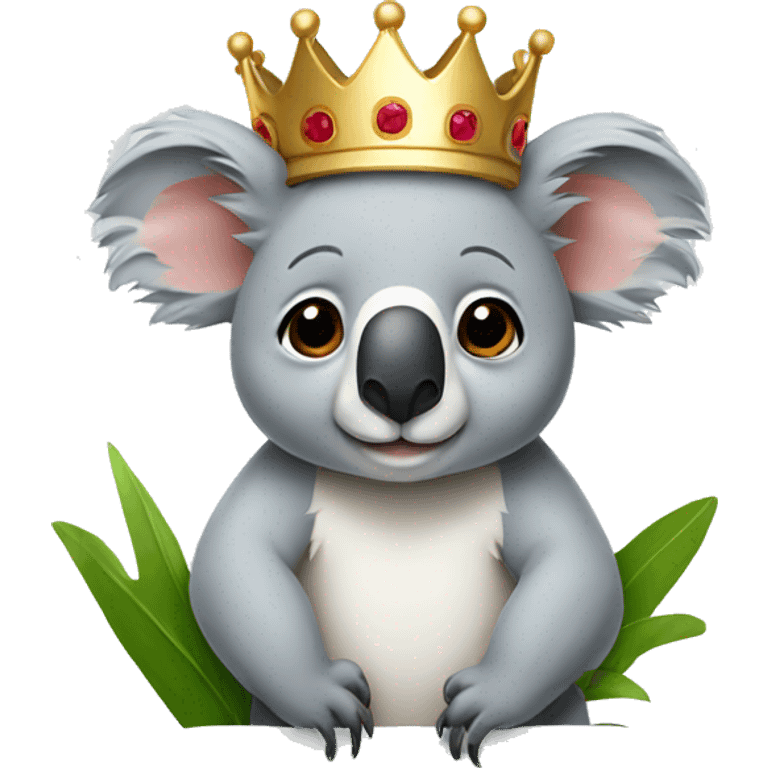 koala with crown  emoji