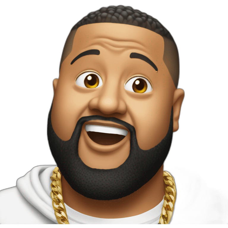 dj khaled cringing emoji