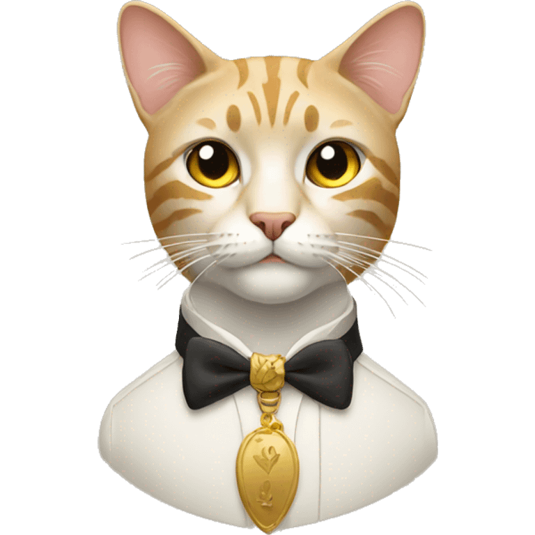 rich cat emoji