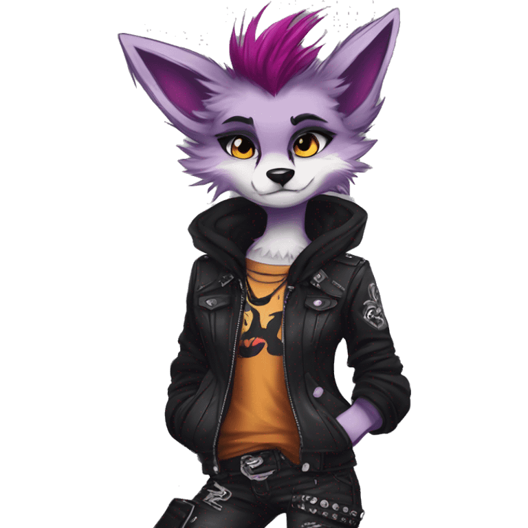 Edgy punk anthro furry by Falvie, LiLaiRa, griffsnuff, AngieWolf emoji