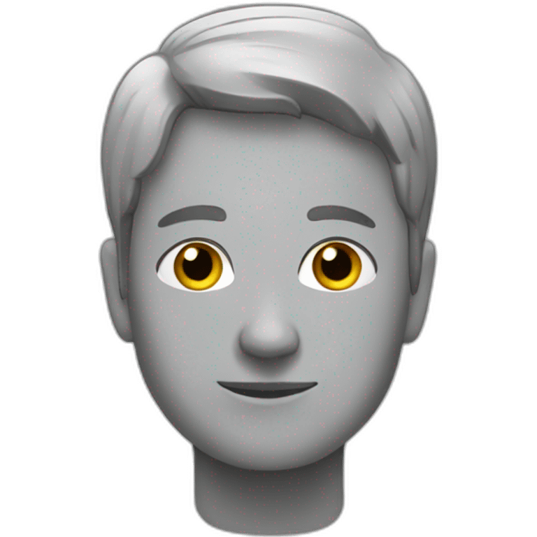 Chat européen gris emoji