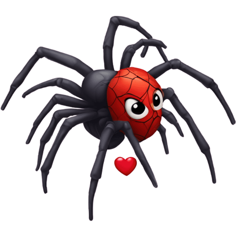 Spidermite in love emoji