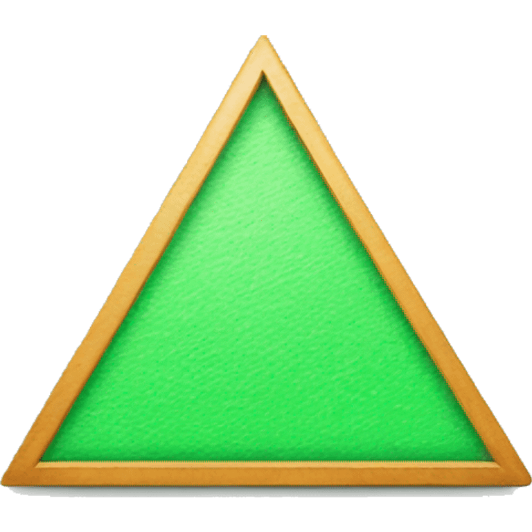 green triangle for kpis emoji