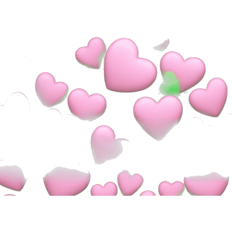 baby pink heart green flame fire emoji