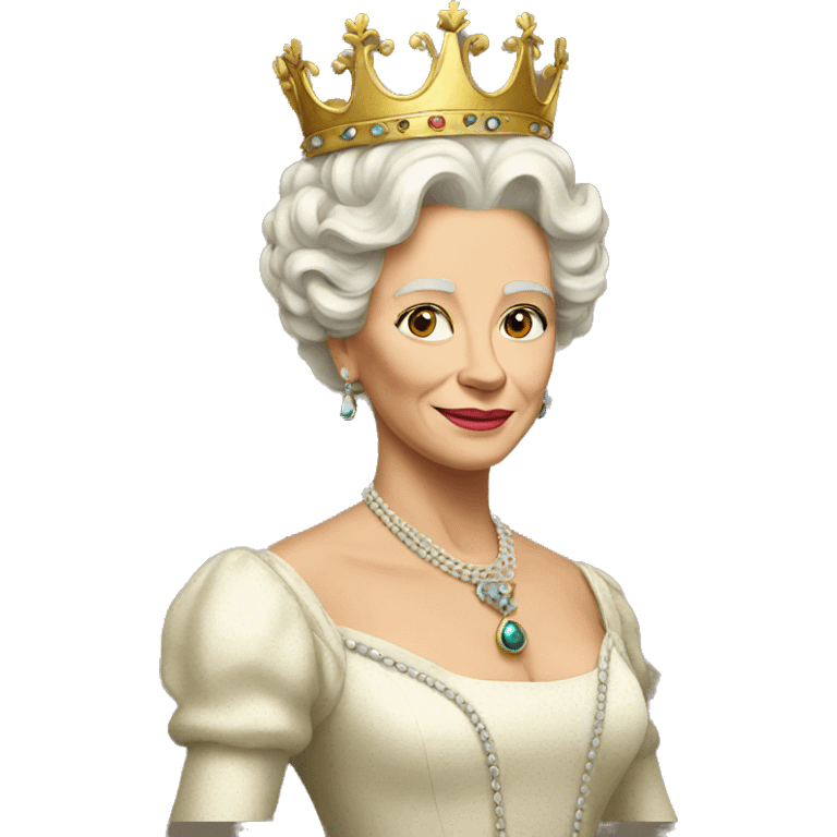 Queen portrait emoji