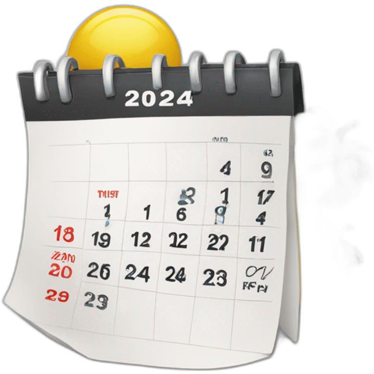 calendar 2024 emoji