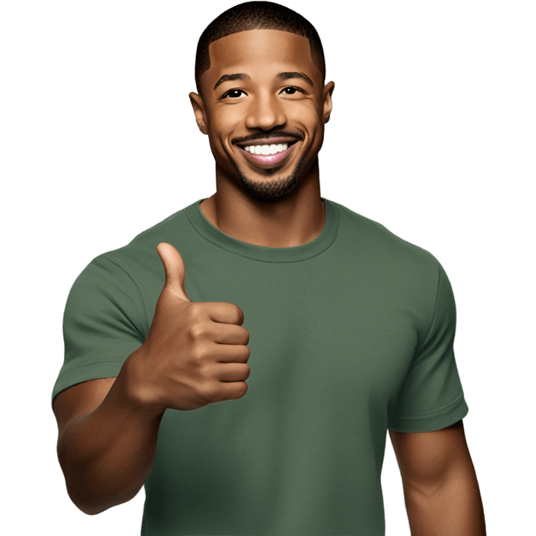 Michael b Jordan thumbs up emoji