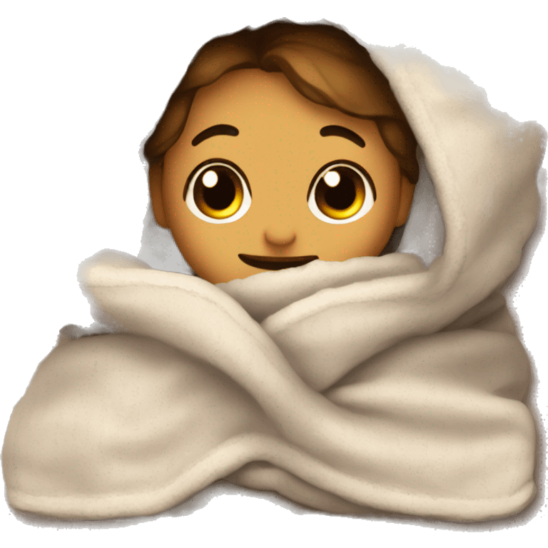 cute cozy blanket emoji